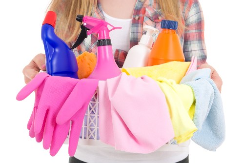 Cleaning supplies for pet stain odour removal on floors